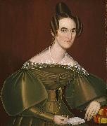 Ammi Phillips Jeannette Woolley, later Mrs. John Vincent Storm France oil painting artist